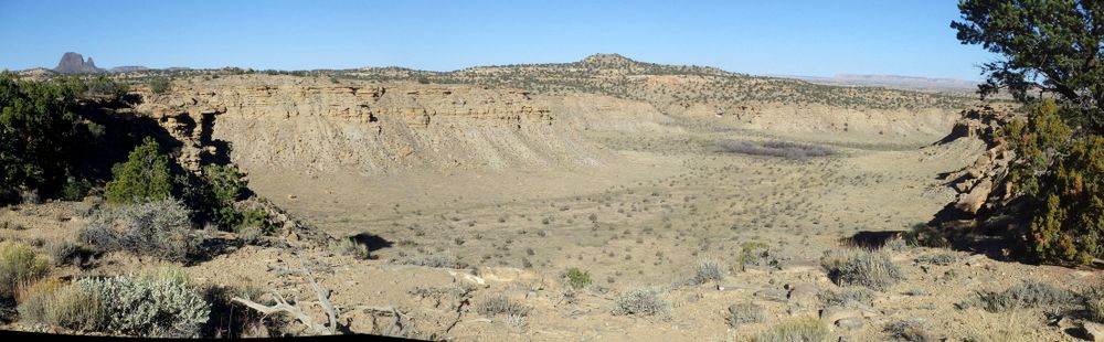 GDMBR: Nice Canyon View, so happy that we did not have to ride down and then up.